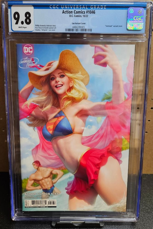 CGC Graded 9.8 Action Comics #1046 Artgerm Summer Variant