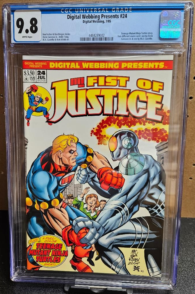 CGC Graded 9.8 Digital Webbing Presents #24 Key Alert!!!