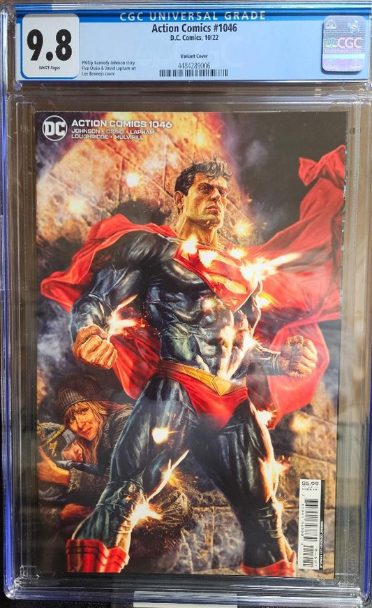 CGC Graded 9.8 Action Comics #1046 Bermejo Variant