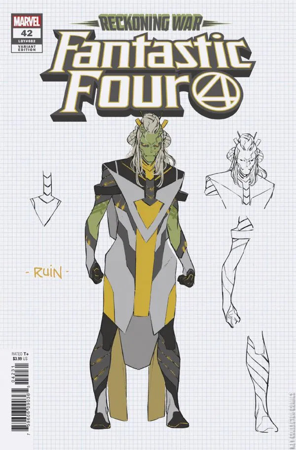 Fantastic Four #42 (Vol 6) 1:10 Silva Ruin Design Variant