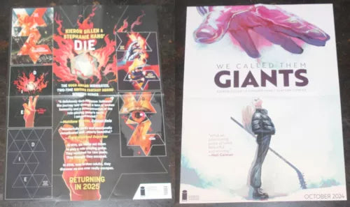 Image Comics Double Sided Promo Poster We called them giants/Die - New