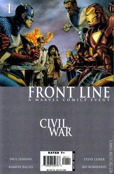 Marvel Civil War: Front Line #1