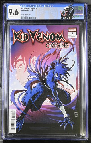 Kid Venom: Origins #1 CGC Graded 9.6 Secret Variant W/ Custom Label