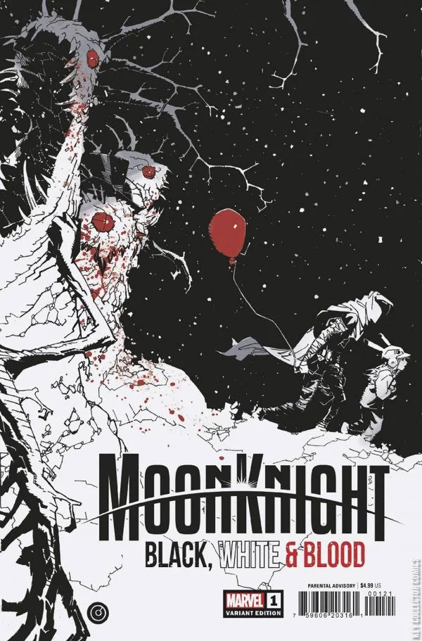 Moon Knight Black, White, & Blood #1 Bachalo Variant