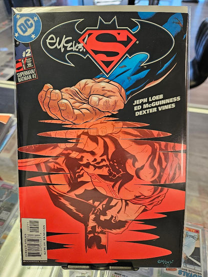 Batman/Superman #1-6 Ed McGuinness Signed Seven Comic Set w/ Cert